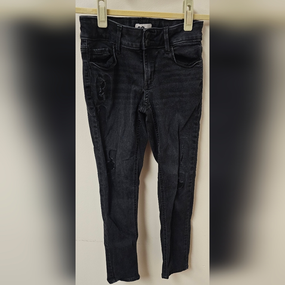 SO Girl's Black Skinny Jeans